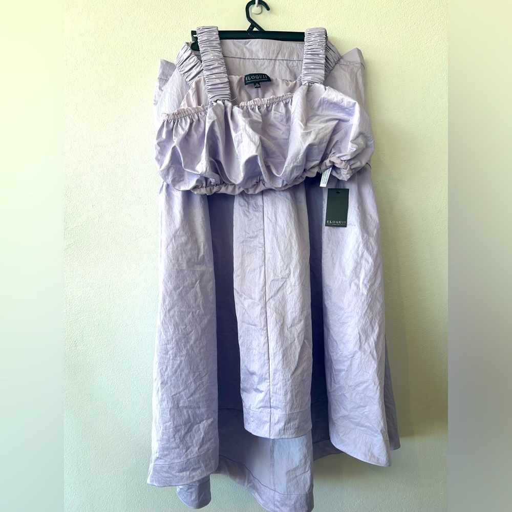 Eloquii Two Piece Lavender Set
